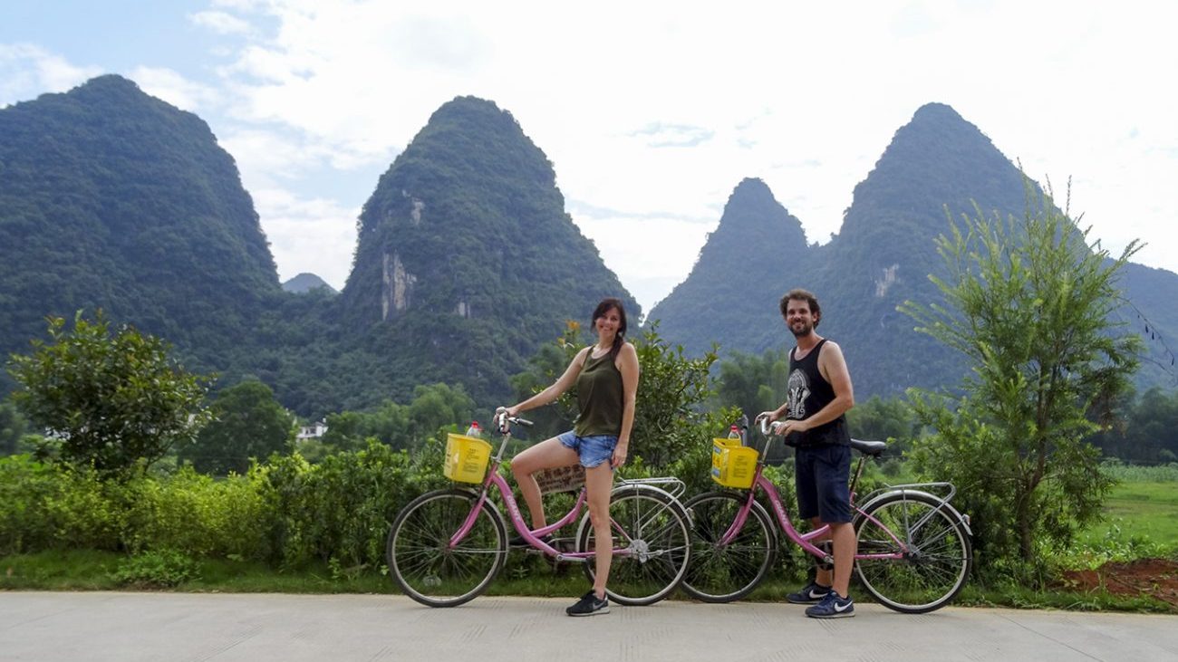 Leuke fietsroute door omgeving van Yangshuo
