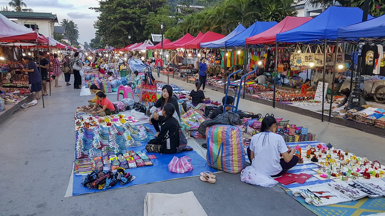 Night market Luang Prabang
