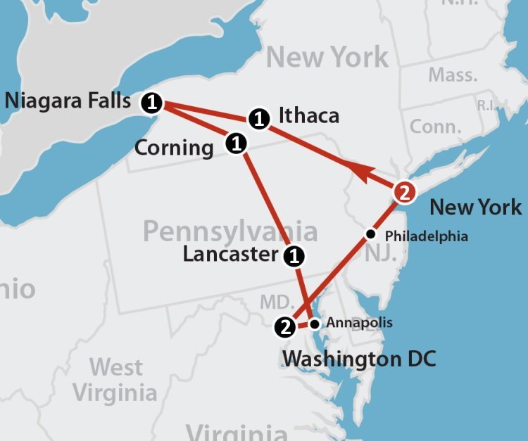 Eastern Charms (10 dagen) - Amerika