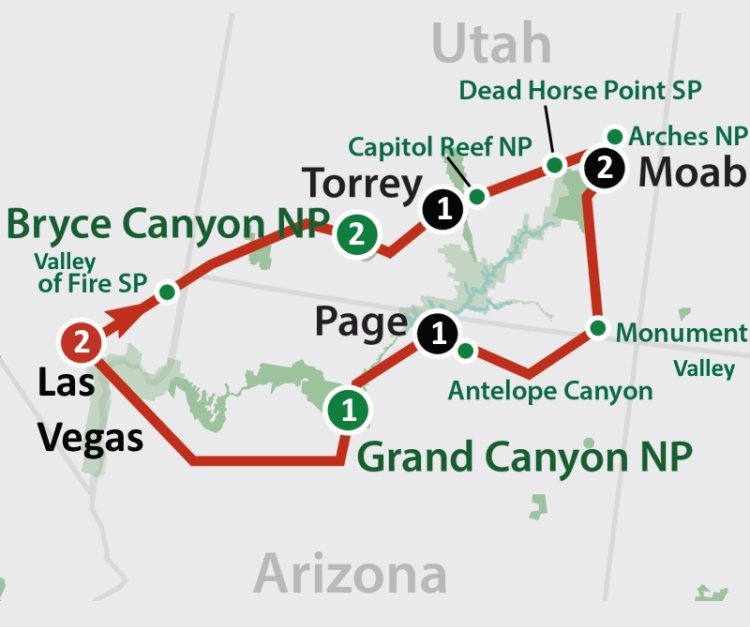 Utah & Arizona Four Seasons (11 dagen) - Amerika